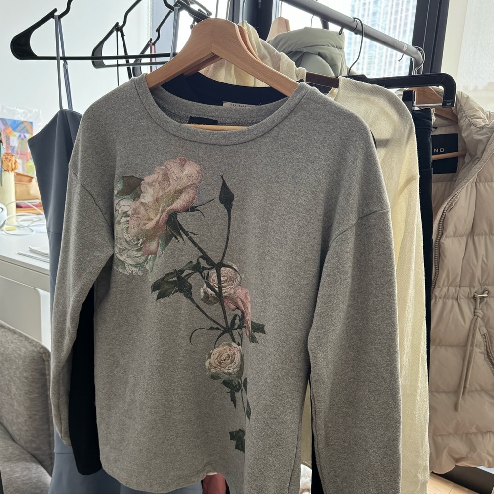 Warehouse Rose Sweatshirt, size S/M